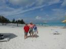 Me with Russ, Melodie and little Bailey on Tresure Cay